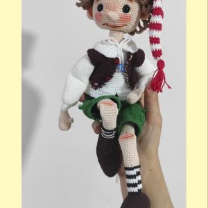 عروسک پینوکیو بافت کاموا